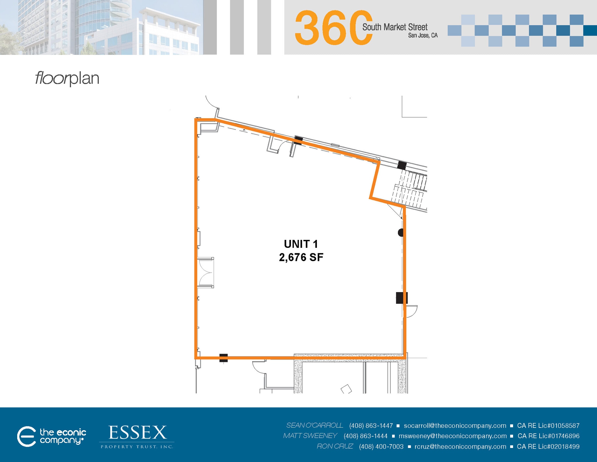 350 S Market St, San Jose, CA à louer Plan d’étage– Image 1 sur 1