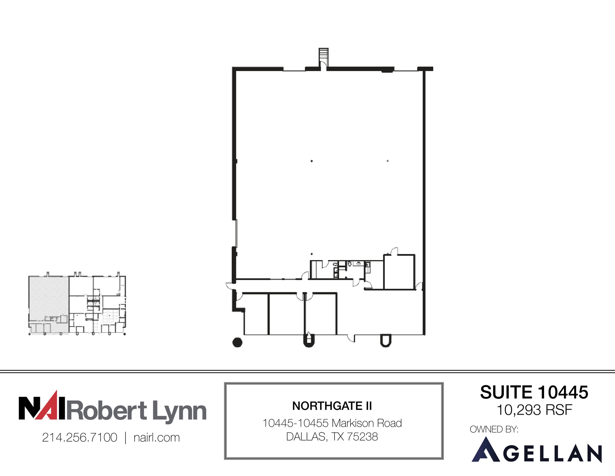 10410-10420 Miller Rd, Dallas, TX à louer Plan d’étage– Image 1 sur 1