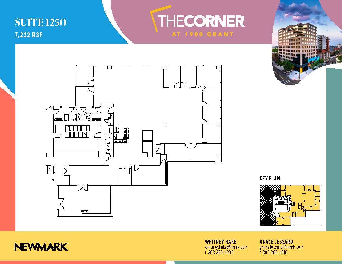 1900 Grant St, Denver, CO à louer Plan d’étage– Image 1 sur 1