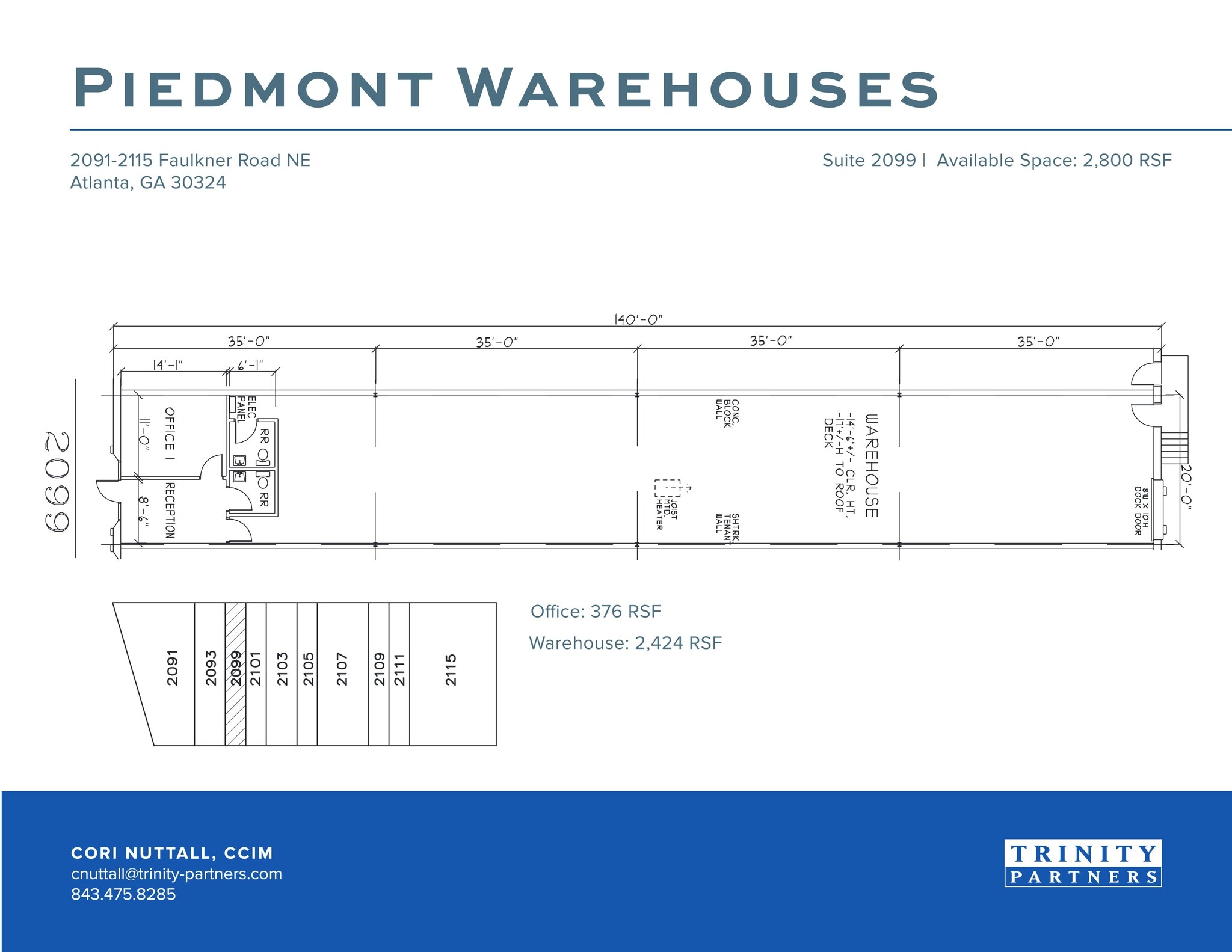 2091-2115 Faulkner Rd NE, Atlanta, GA à louer Plan de site– Image 1 sur 1