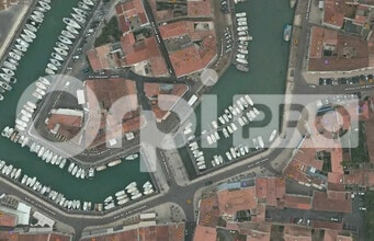 Saint-Martin-de-Ré, CM - VUE AÉRIENNE  vue de carte