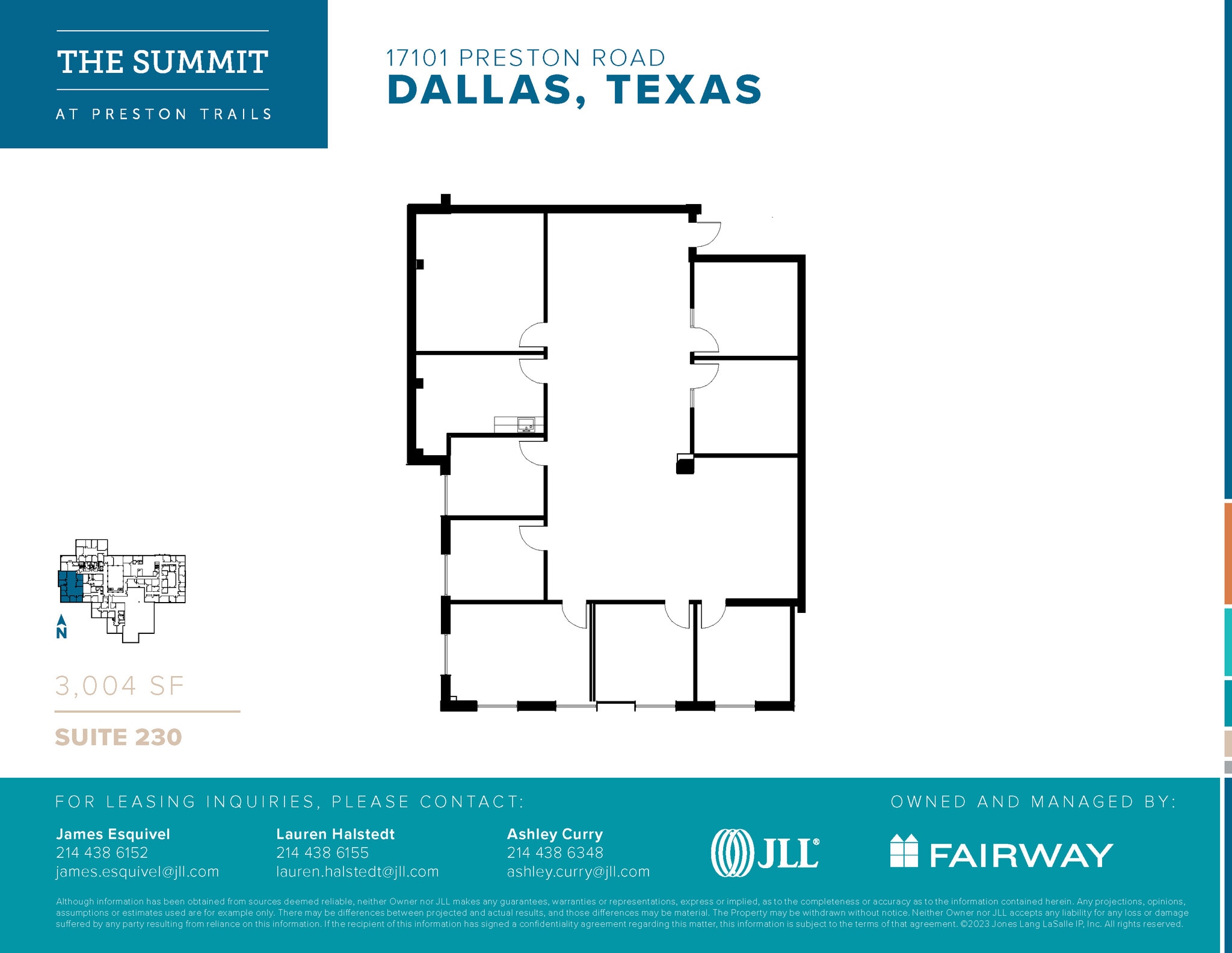 17101 Preston Rd, Dallas, TX à louer Plan d’étage– Image 1 sur 1