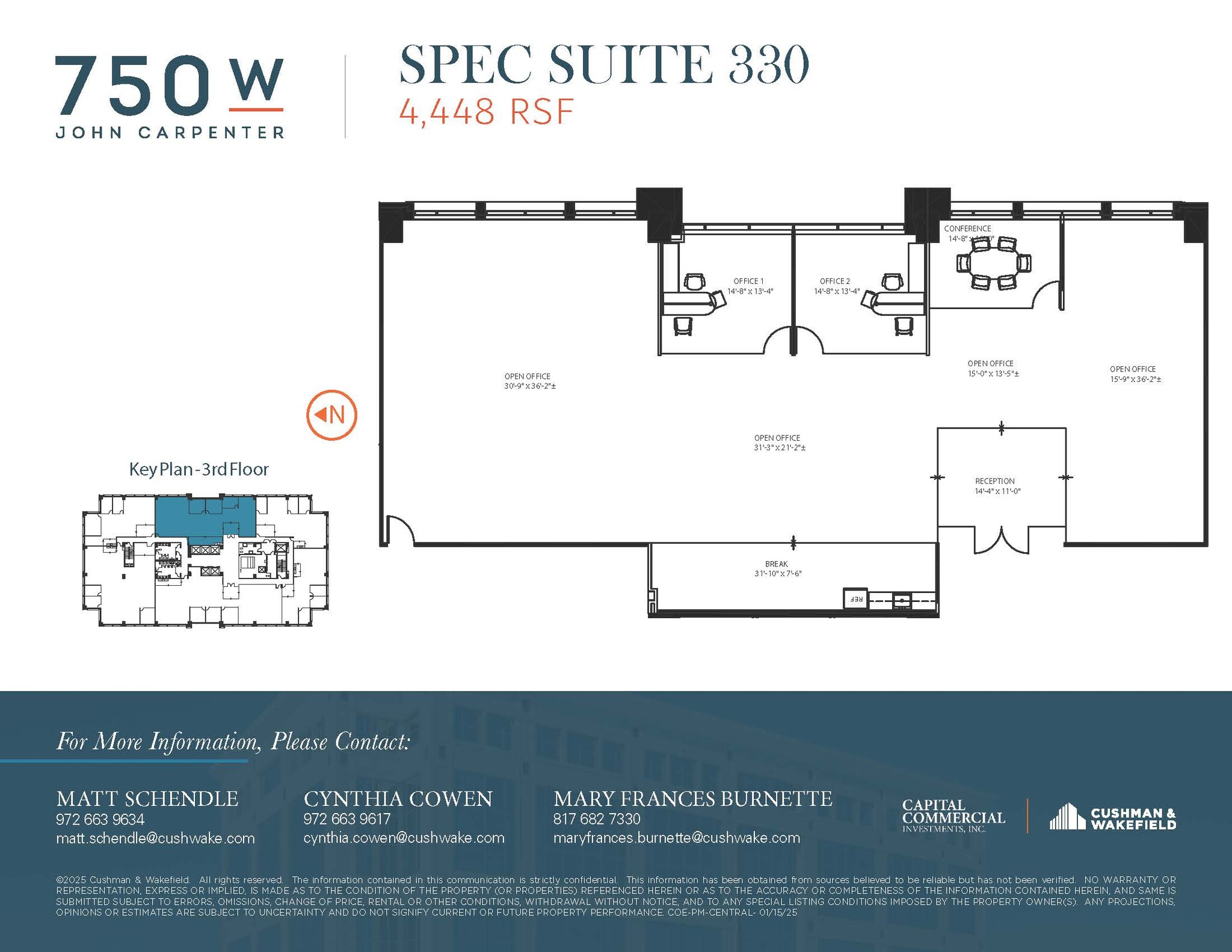 750 W John Carpenter Fwy, Irving, TX à louer Plan d’étage– Image 1 sur 4