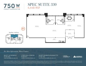 750 W John Carpenter Fwy, Irving, TX à louer Plan d’étage– Image 1 sur 4