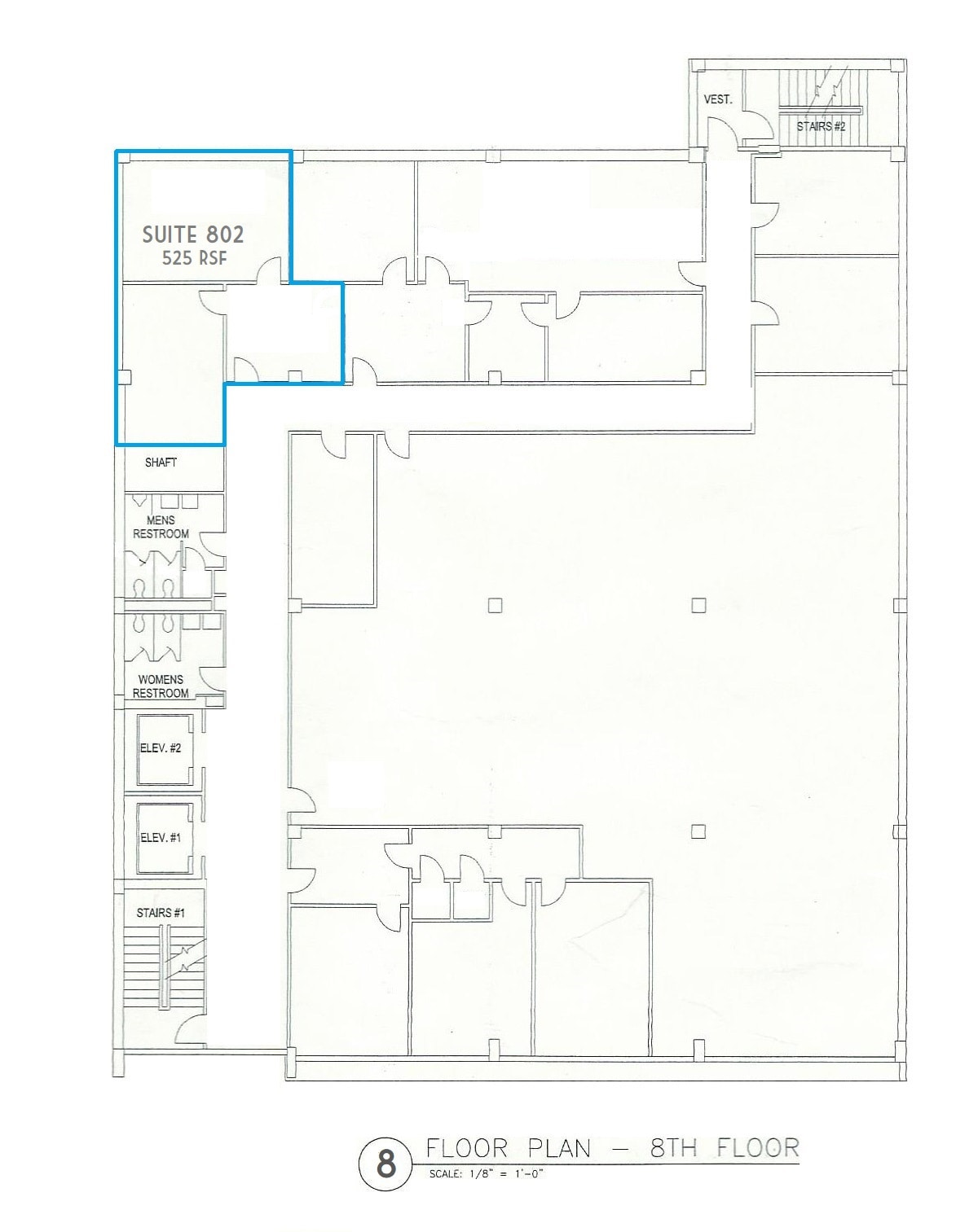 807 Brazos St, Austin, TX à louer Plan d’étage– Image 1 sur 1