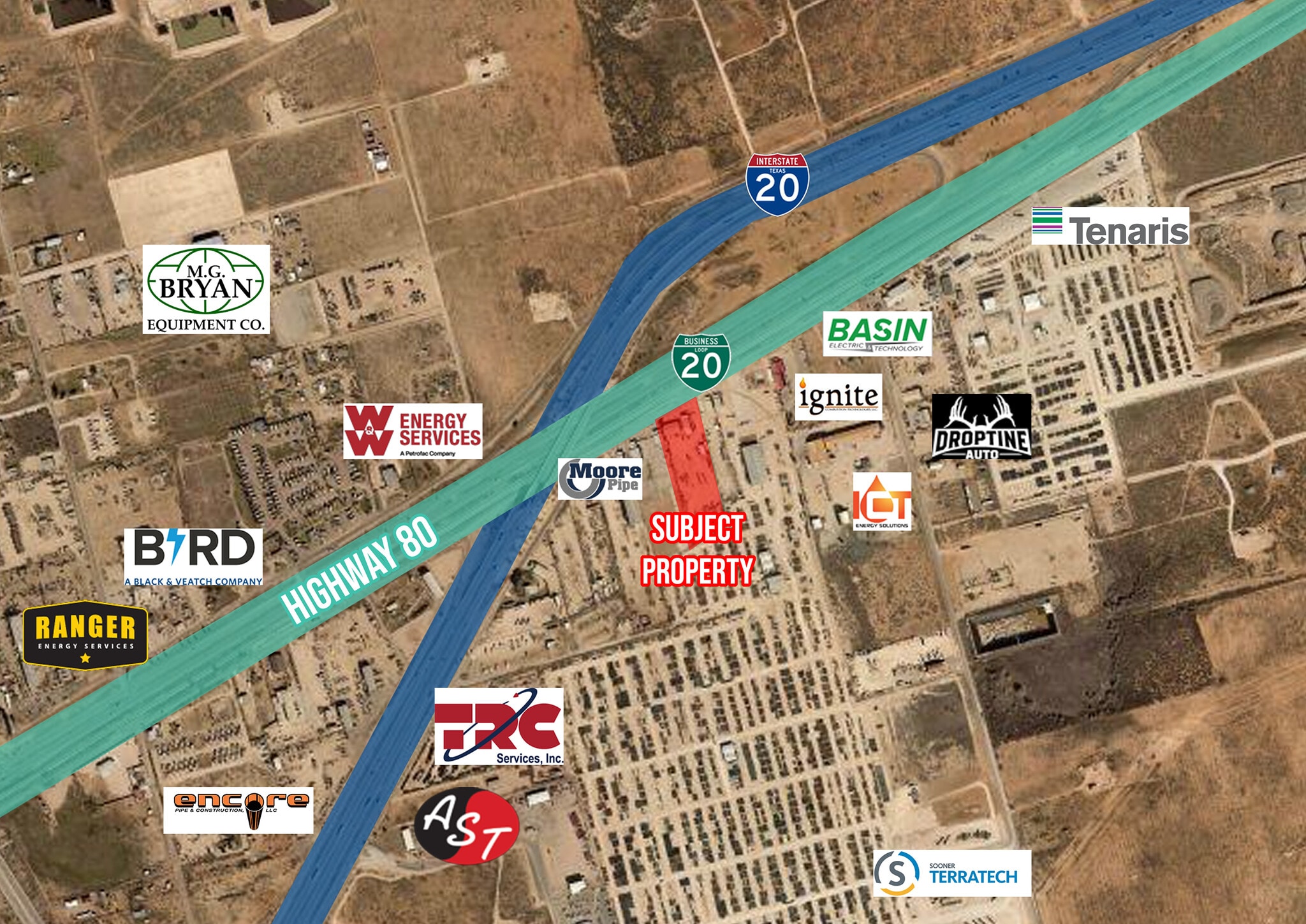 6700 I-20, Midland, TX à louer Carte– Image 1 sur 1
