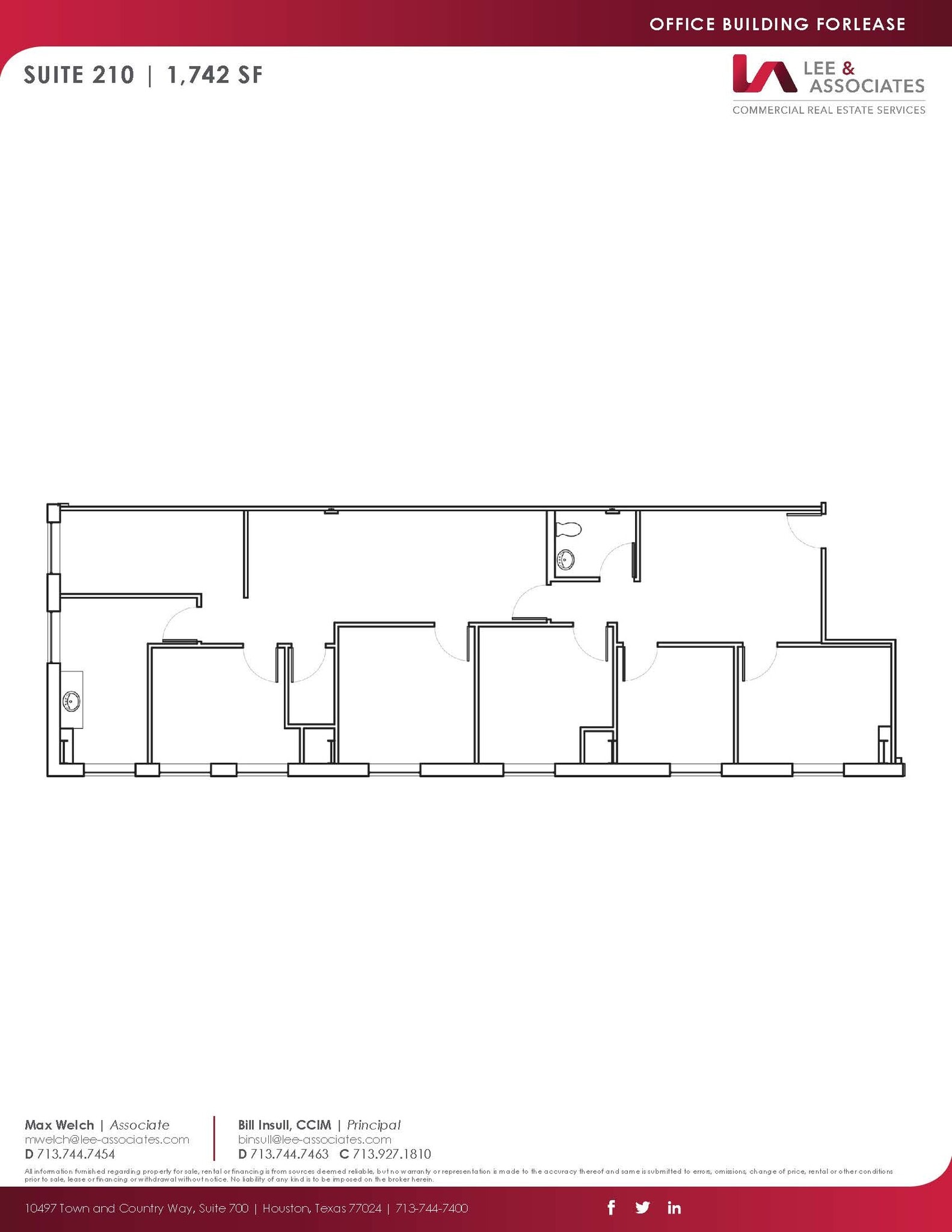 8711 Highway 6 N, Houston, TX à louer Plan d’étage– Image 1 sur 2