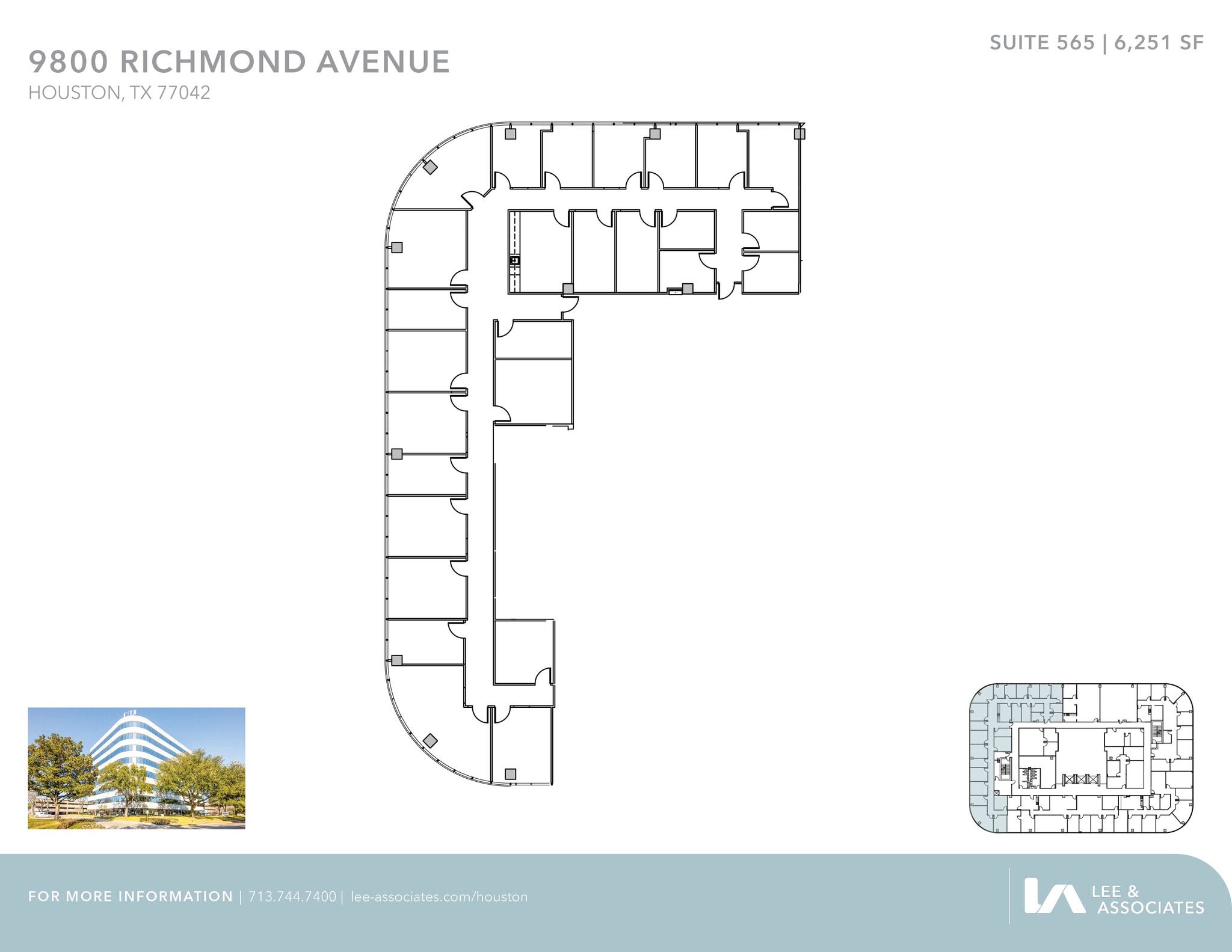 9800 Richmond Ave, Houston, TX à louer Plan d’étage– Image 1 sur 1
