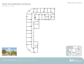 9800 Richmond Ave, Houston, TX à louer Plan d’étage– Image 1 sur 1