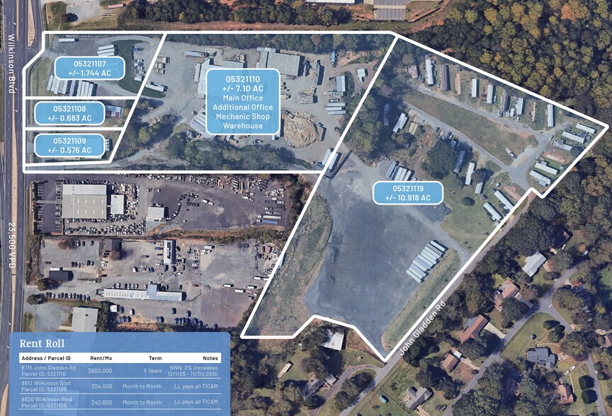 8808 Wilkinson Blvd, Charlotte, NC à vendre - Photo de l’immeuble – Image 2 sur 9