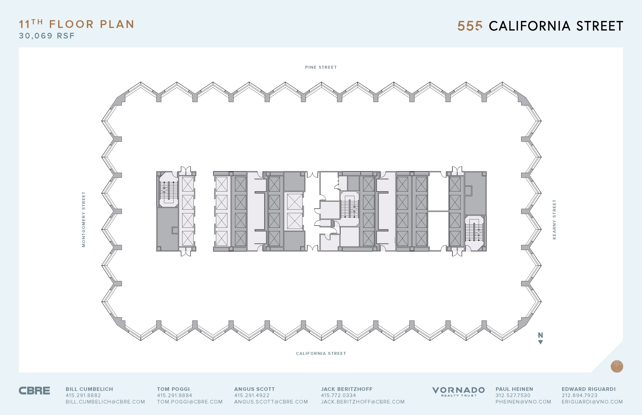 555 California St, San Francisco, CA à louer Plan d’étage– Image 1 sur 1