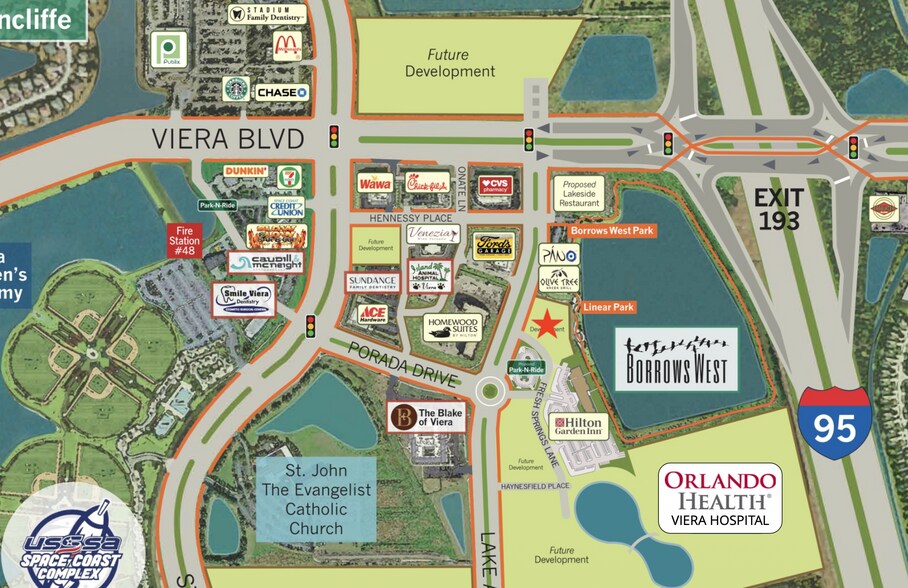 Lake Andrews Dr, Melbourne, FL à louer - Plan de site – Image 3 sur 4