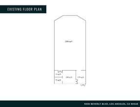 8330-8338 Beverly Blvd, Los Angeles, CA à louer Plan d’étage– Image 1 sur 6