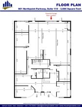 901 Northpoint Pky, West Palm Beach, FL à louer Plan d’étage– Image 1 sur 1