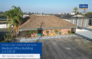 Plus de détails pour 3807 Union Ave, Bakersfield, CA - Bureau à vendre