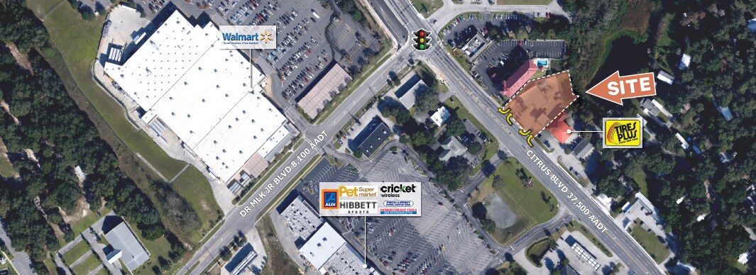2468-2472 Citrus Blvd, Leesburg, FL à vendre Aérien– Image 1 sur 2