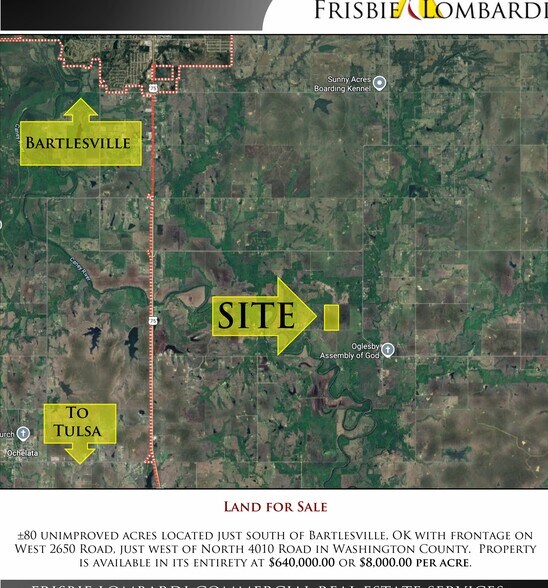 400130 W 2650 Road, Bartlesville, OK à vendre - Photo principale – Image 1 sur 8