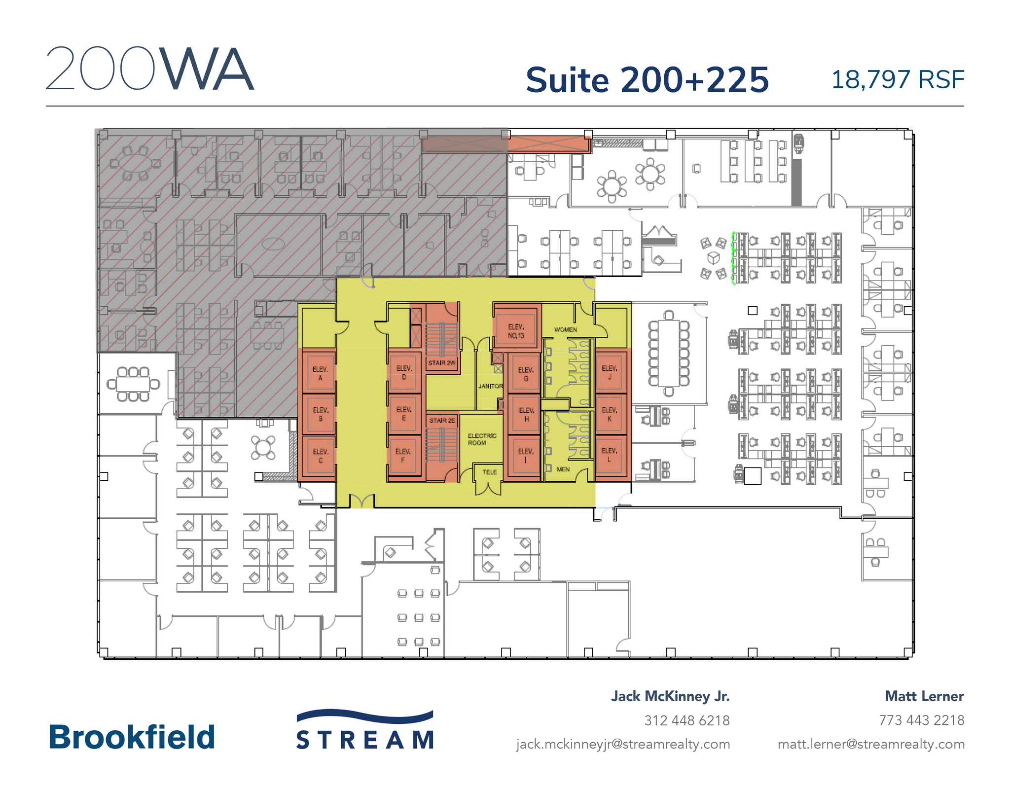 200 W Adams St, Chicago, IL à louer Plan d’étage– Image 1 sur 1