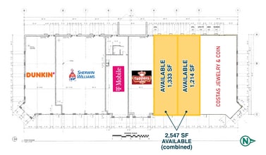 2450-2480 N Grandview Blvd, Waukesha, WI à louer Plan d’étage– Image 2 sur 2