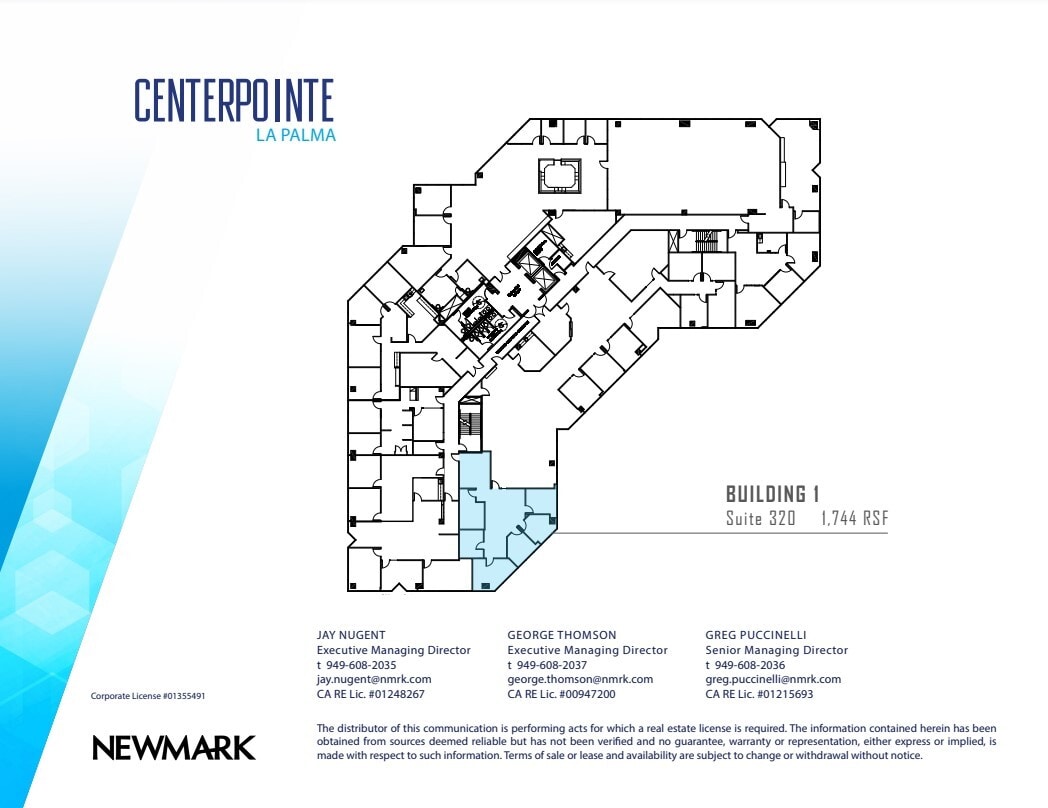 1 Centerpointe Dr, La Palma, CA à louer Plan d’étage– Image 1 sur 1