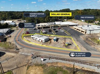 Plus de détails pour 101 W Main St, Homer, LA - Local commercial à vendre