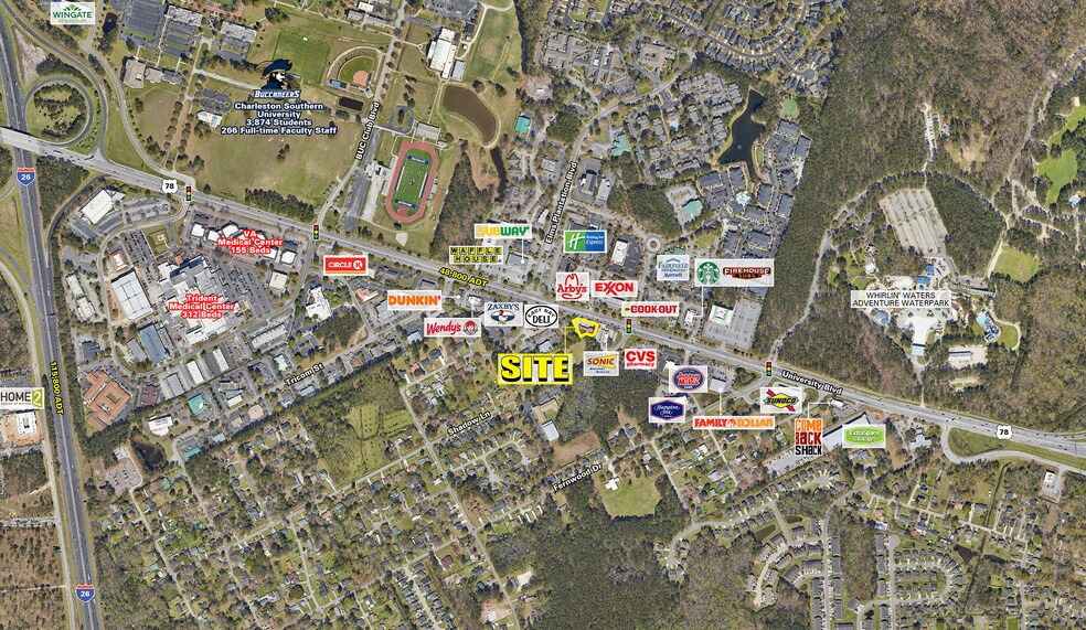 9125 University Blvd, North Charleston, SC à louer - Photo de l’immeuble – Image 2 sur 3