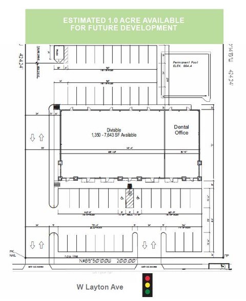 800 W Layton Ave, Milwaukee, WI à louer - Plan d’étage – Image 2 sur 2