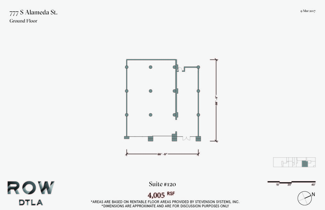 777 S Alameda St, Los Angeles, CA à louer Plan d’étage– Image 1 sur 1