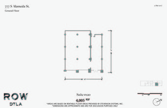 777 S Alameda St, Los Angeles, CA à louer Plan d’étage– Image 1 sur 1