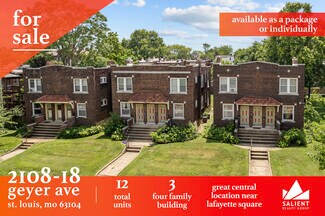 Plus de détails pour 2108-2118 Geyer Ave Portfolio – Logement à vendre, Saint Louis, MO