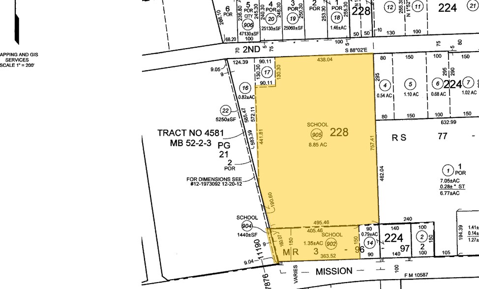 1515 W Mission Blvd, Pomona, CA à vendre - Plan cadastral – Image 2 sur 2