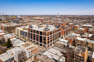 201-211 Av Laurier E, Montréal, QC - Vue aérienne  vue de carte