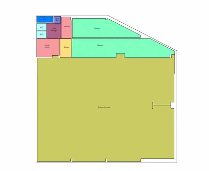 Local commercial dans Sin-le-Noble à louer - Plan d’étage – Image 2 sur 2