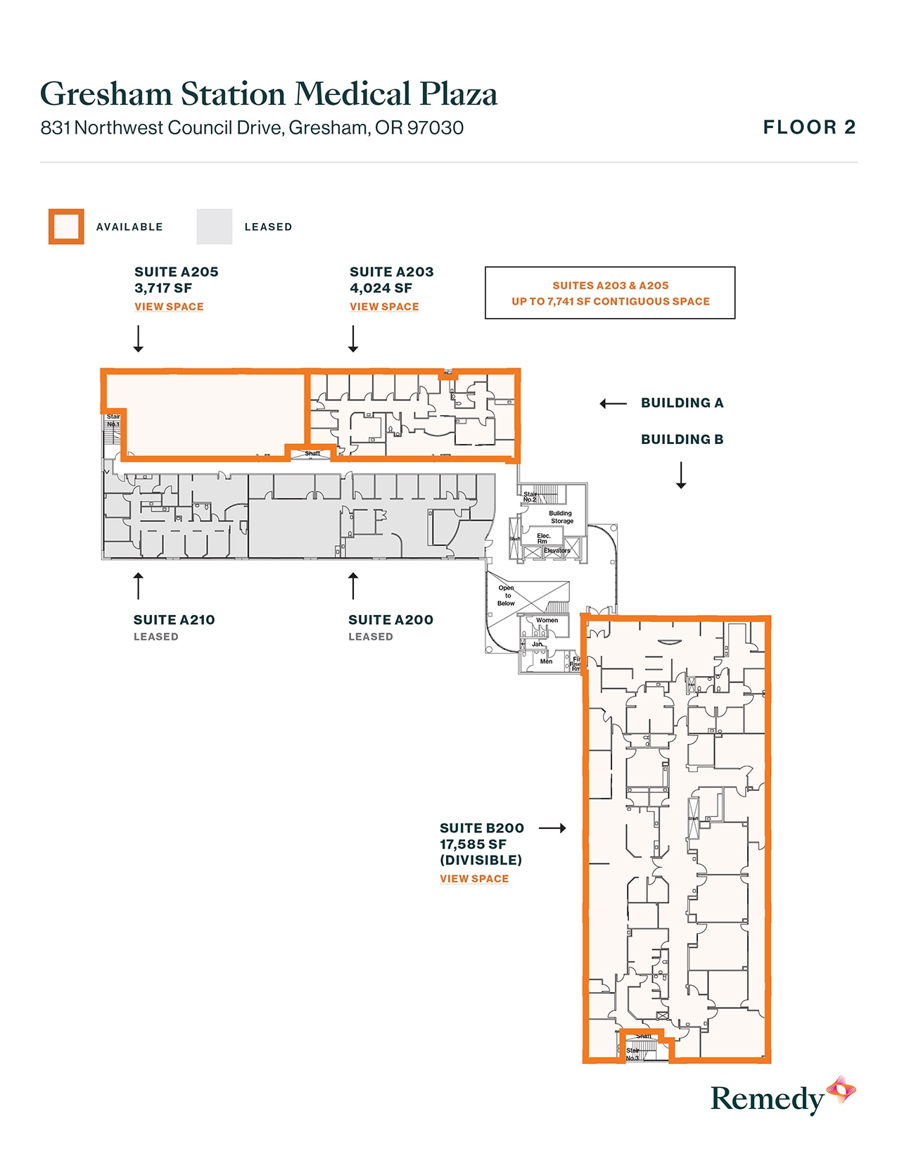 831 NW Council Dr, Gresham, OR à louer Plan d’étage– Image 1 sur 2