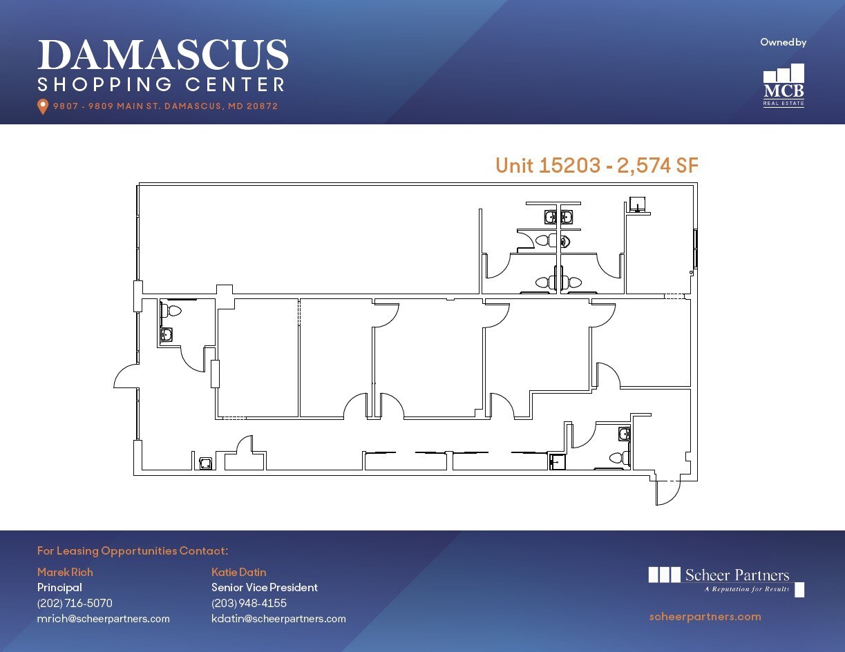 9815 Main St, Damascus, MD à louer Plan d’étage– Image 1 sur 11