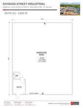 2800 W Division St, Arlington, TX à louer Plan de site– Image 1 sur 2