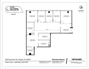 3353 Peachtree Rd NE, Atlanta, GA à louer Plan d’étage– Image 1 sur 1