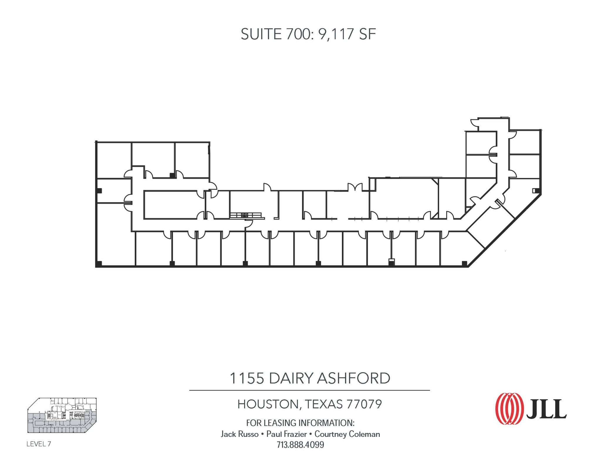 14701 St. Marys Ln, Houston, TX à louer Plan d’étage– Image 1 sur 1