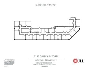 14701 St. Marys Ln, Houston, TX à louer Plan d’étage– Image 1 sur 1
