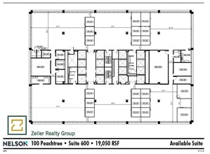 100 Peachtree St NW, Atlanta, GA à louer Plan d’étage– Image 1 sur 1