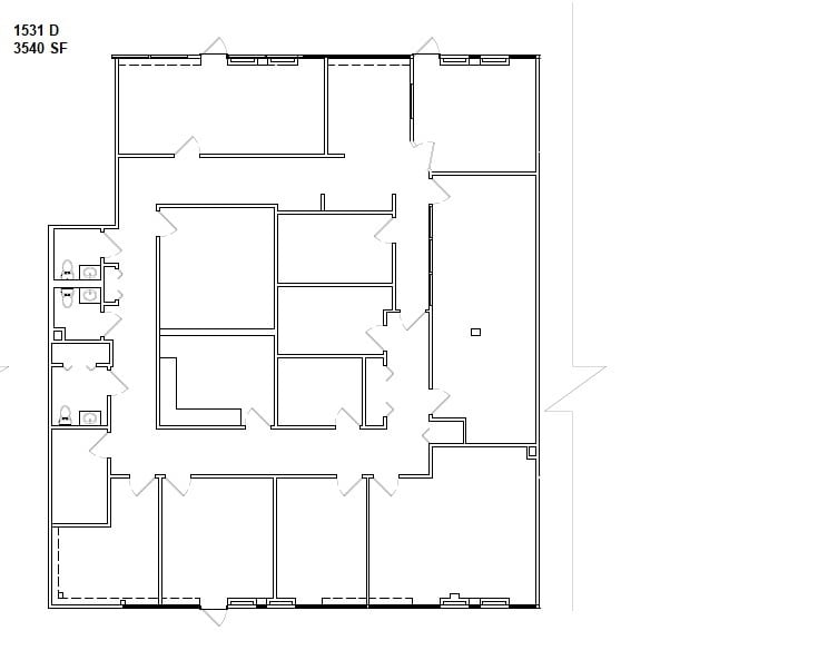 1501 S Edgewood St, Baltimore, MD à louer Plan d’étage– Image 1 sur 1