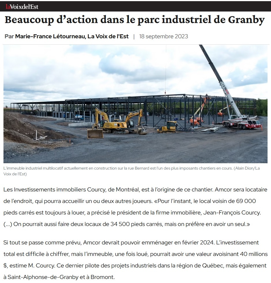 877 Rue Bernard, Granby, QC à louer Photo de l’immeuble– Image 1 sur 2