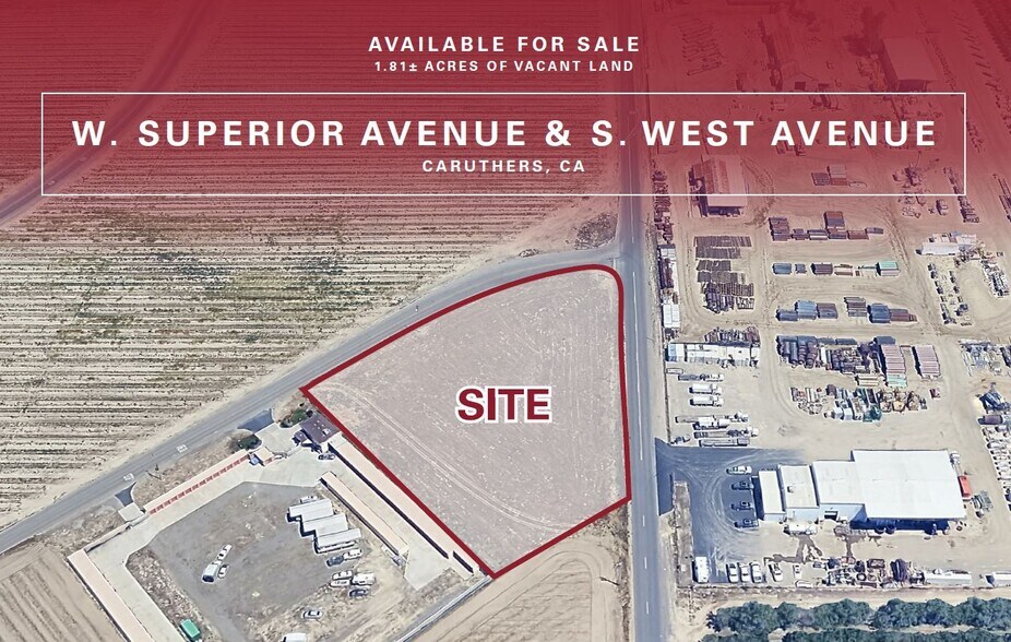 West Superior Avenue Ave, Caruthers, CA à vendre - Photo principale – Image 1 sur 3
