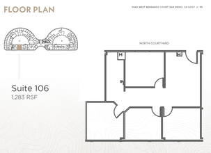 11440 W Bernardo Ct, San Diego, CA à louer Plan d’étage– Image 1 sur 1