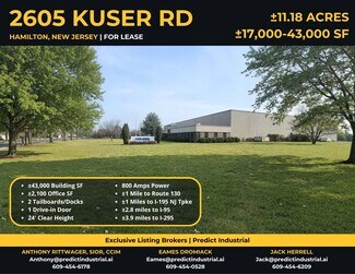 Plus de détails pour 2605 Kuser Rd, Hamilton, NJ - Industriel/Logistique à louer