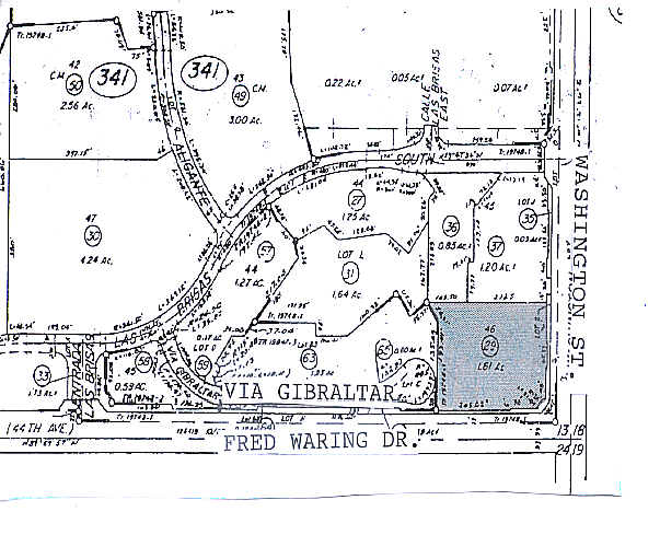 78000 Fred Waring Dr, Palm Desert, CA à louer - Plan cadastral – Image 3 sur 3