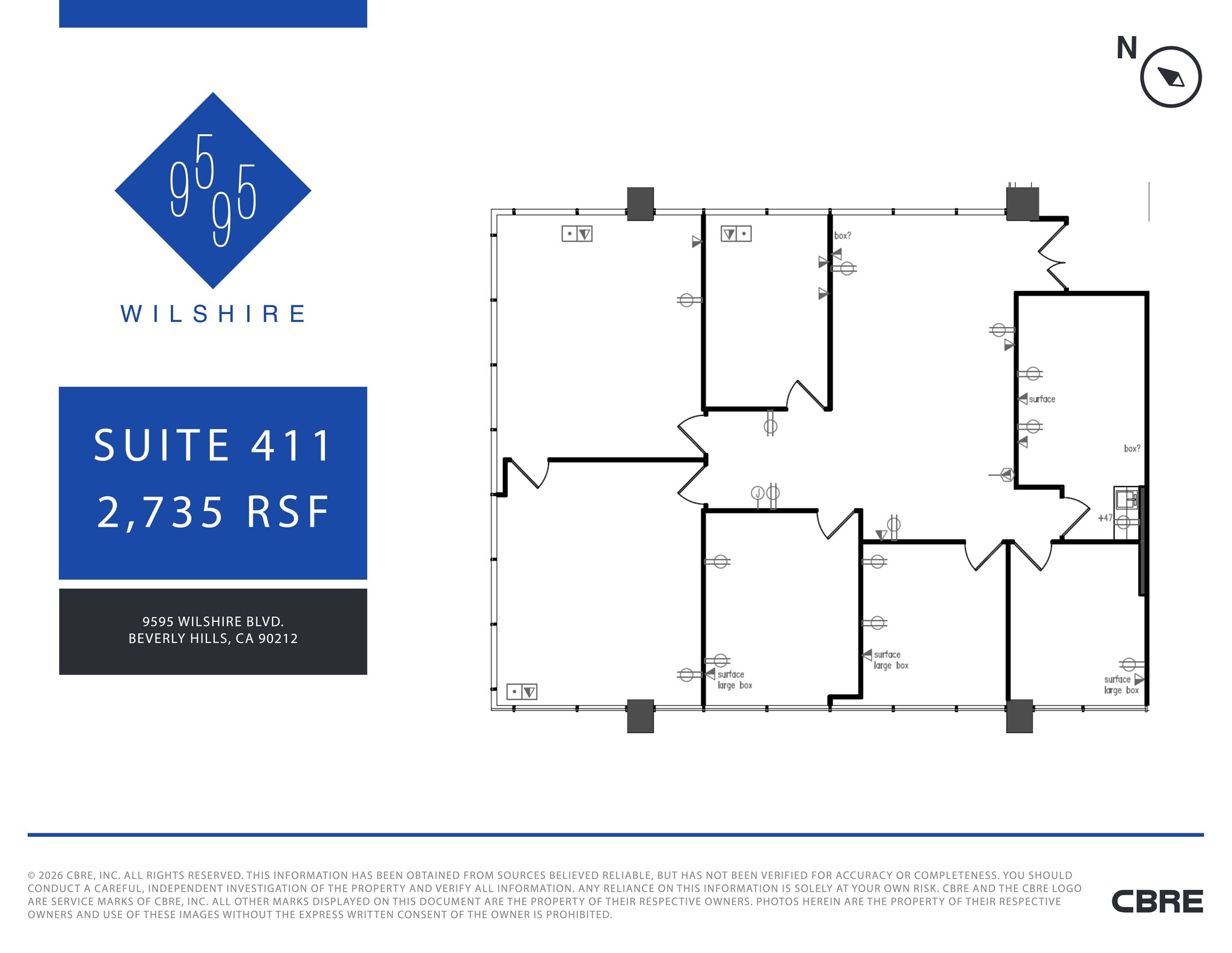 9595 Wilshire Blvd, Beverly Hills, CA à louer Plan de site– Image 1 sur 1
