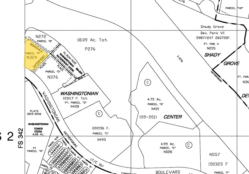 9841 Washingtonian Blvd, Gaithersburg, MD à louer - Plan cadastral – Image 2 sur 18
