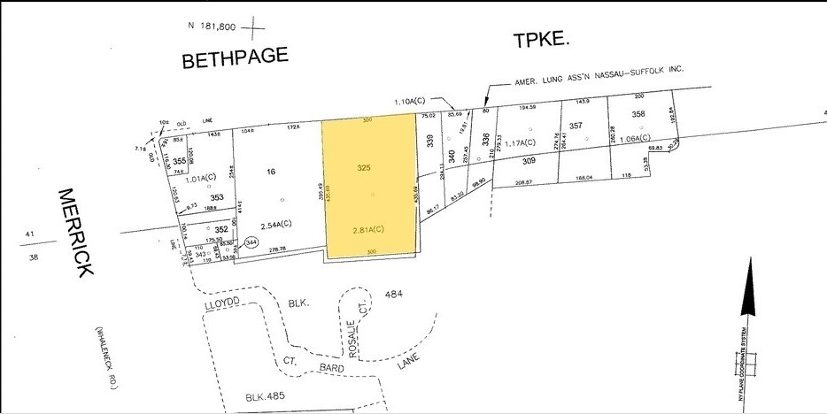 1640 Hempstead Tpke, East Meadow, NY à louer - Plan cadastral – Image 2 sur 6