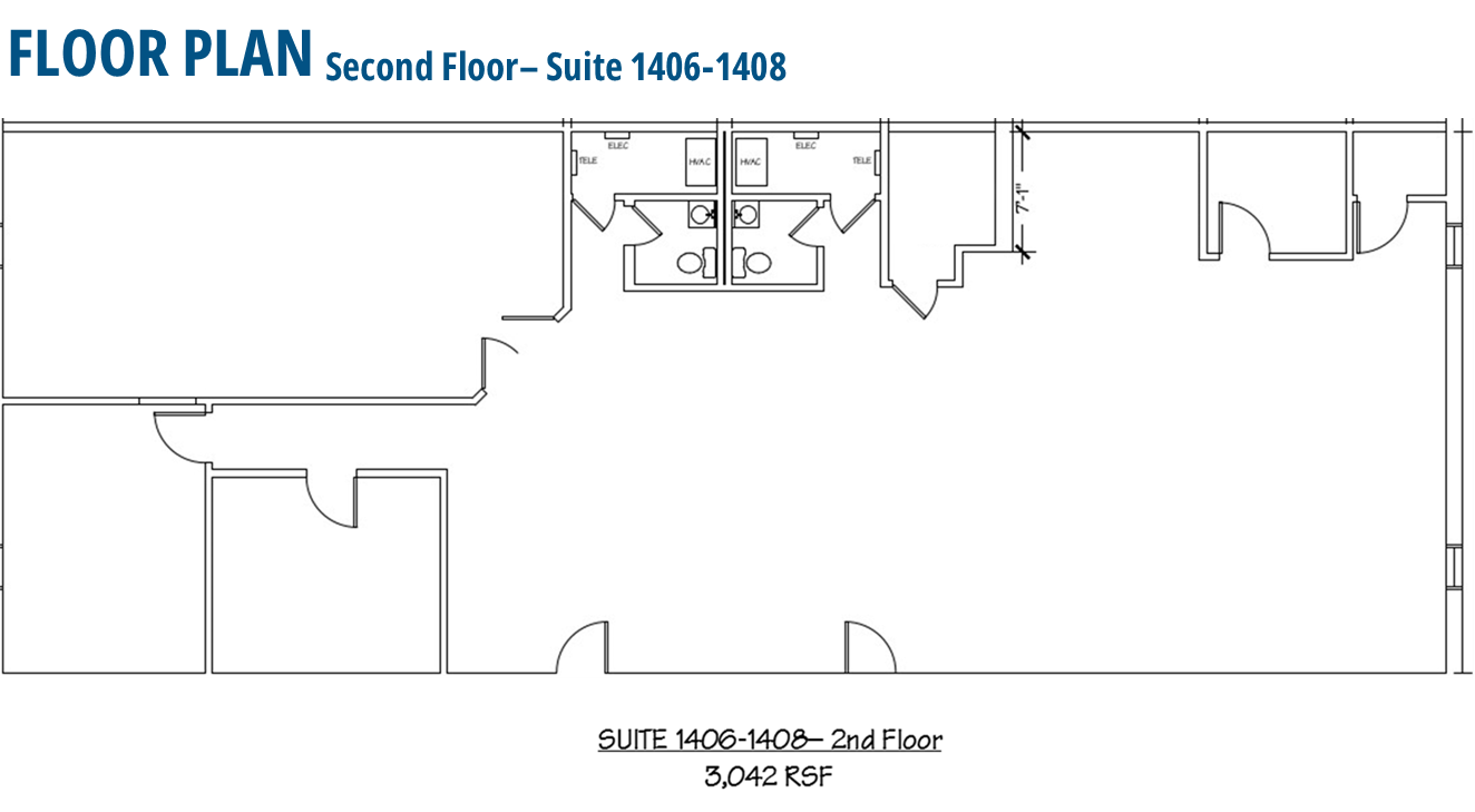 1001-1500 Society Dr, Claymont, DE à louer Plan d’étage– Image 1 sur 1